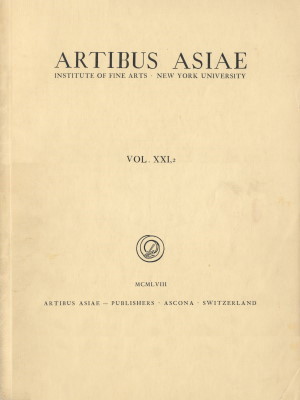 Artibus Asiae. 1958. Vol. XXI, 2.