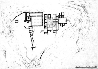 План цитадели древнего города Эребуни (Арин-берд)